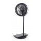 Gembird TA-WPC10-LEDFAN-01 ventilador Negro